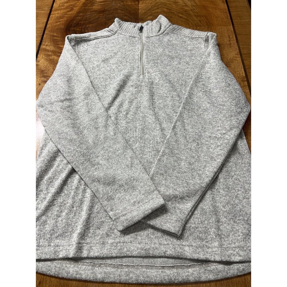 Telluride Clothing Company Men’s XL Fleece Pullover 1/4 Zip Beige Outdoor Tan